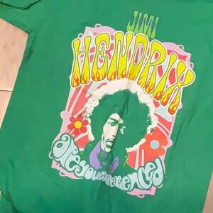Green Jimmy Hendrix Band Tee